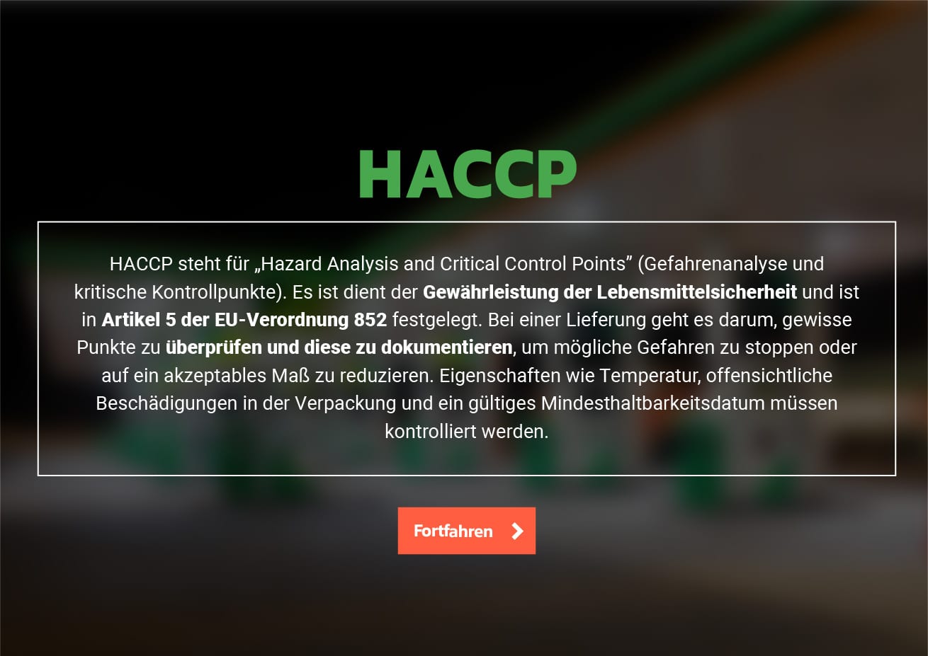 Hygieneschulung HACCP