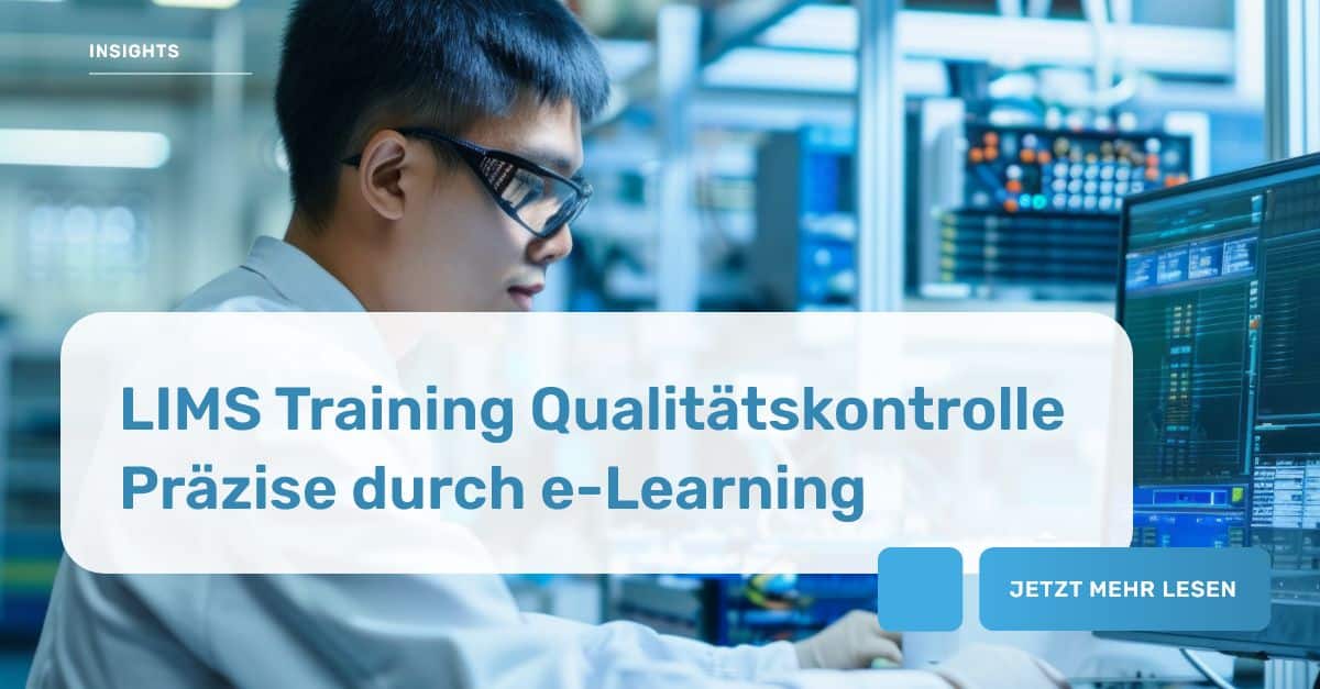 LIMS Training Qualitätskontrolle