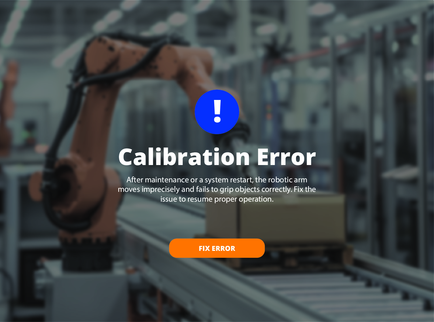 Machine Operator Training Error Message